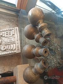 antichi pomelli in ottone