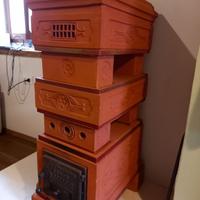 stufa in terracotta
