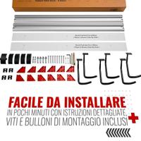 Supporto da parete per bicicletta 3 o 6 versioni 