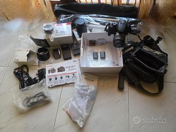 canon 400d canon 75-300, 18-55, accessori vari