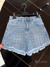Pantaloncino borchie