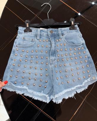 Pantaloncino borchie