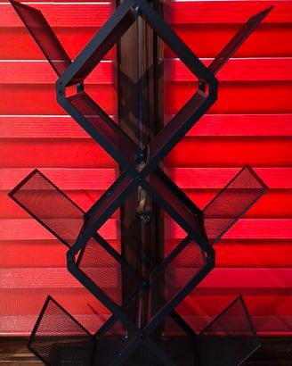 Libreria ad Albero Pieghevole in Metallo