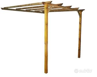 Gazebo in legno nuovo da montare