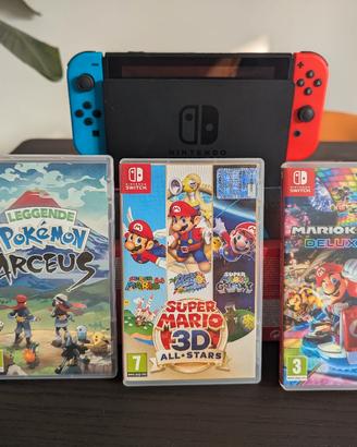 Nintendo switch +  giochi vari