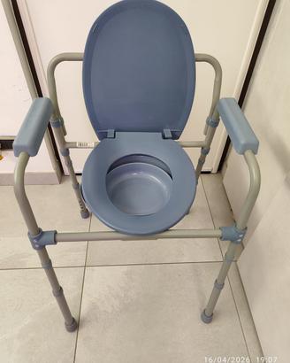 SEDIA COMODA WC per anziani Nuova