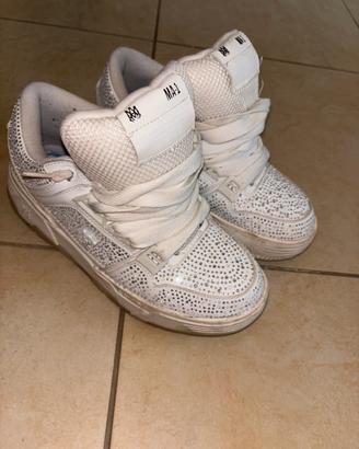 scarpe amiri brillantinate