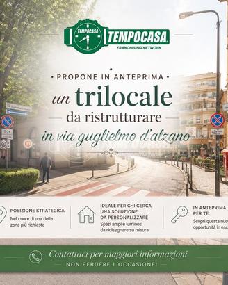 ZONA CENTRO-TRILOCALE DA RISTRUTTURARE