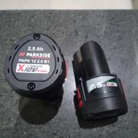 2 Batterie 2,5ah 12v parkside 