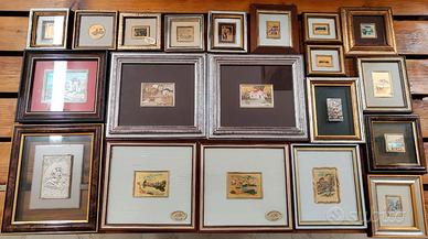 Quadretti foglia oro