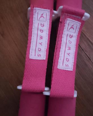 pesi fitness rosa 1 kg.color rosa