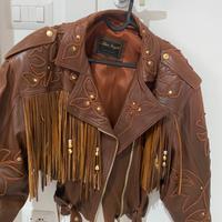 Giacca Vera Pelle vintage Made in France