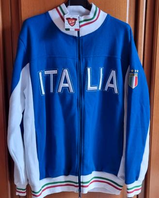 felpa con zip nuova