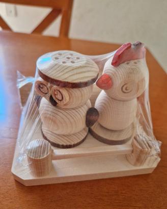Set Porta Sale e Pepe in Legno