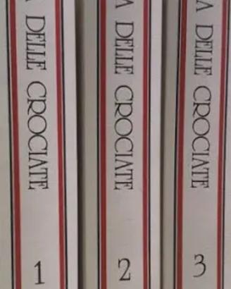 LIBRO STORIA DELLE CROCIATE 3 VOLUMI