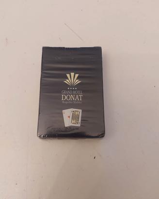 Mazzo carte da gioco Grand Hotel Donat sigillato