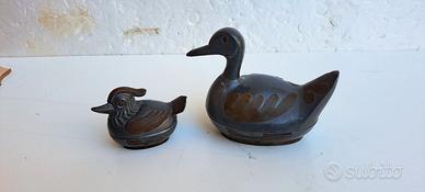 Scatole Portaoggetti vintage a forma di anatra in