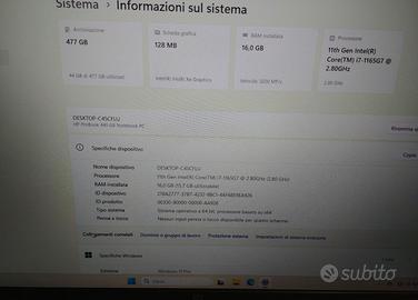 HP ProBook 440 G8 – Tastiera retroilluminata