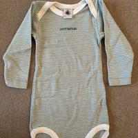 Petit Bateau, 3 body manica lunga 6 mesi/67 cm