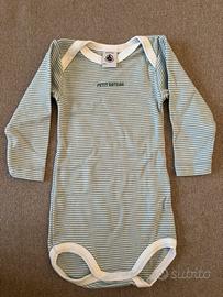Petit Bateau, 3 body manica lunga 6 mesi/67 cm
