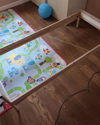 Letto per bambini Ikea Sniglar con materasso
