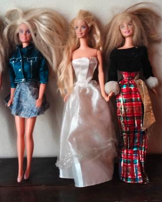 Lotto di 4 bambole Barbie Mattel vintage 1966