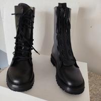 Anfibi vera pelle originali monte bove taglia 40