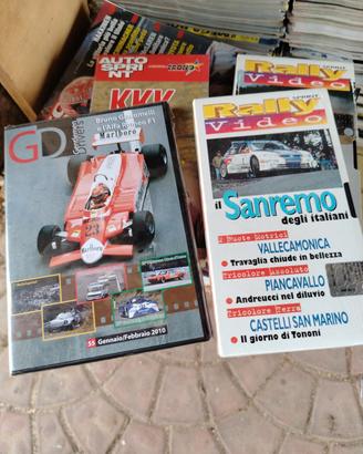 cassette e dvd rally