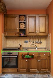 cucina in legno massello