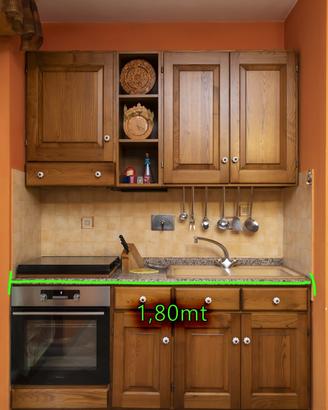 cucina in legno massello