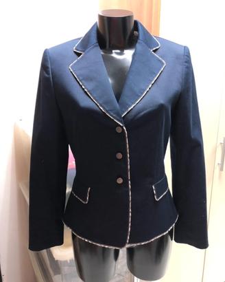 Giacca donna Elie Tahari tg 42 nuova blu