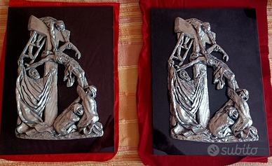 Sculture, medaglie, croci