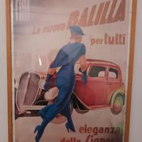manifesto pubblicitario originale Fiati 