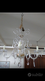 Lampadario cristallo Swarovski