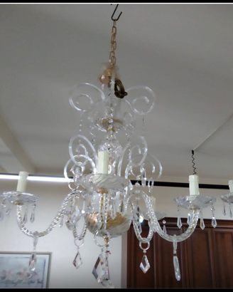 Lampadario cristallo Swarovski