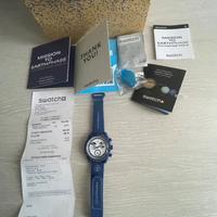 Omega x swatch|Mission to the earthphase|gold moon