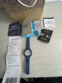 Omega x swatch|Mission to the earthphase|gold moon