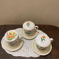 Set vintage tazze con filtro