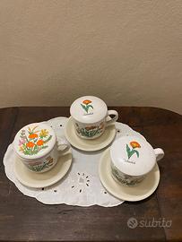 Set vintage tazze con filtro