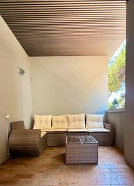 Salotto esterno modulare rattan - CONTENITIVO!