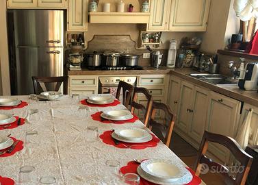 Cucina ad angolo noce massello