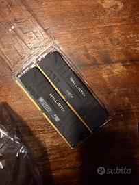 RAM Crucial Ballistix DDR4 16GB 3600MHz (2x8GB)