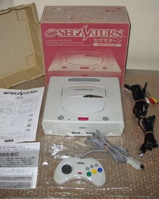 Sega Saturn Bianco Console Import Japan boxed