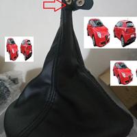 CUFFIA LEVA CAMBIO + GHIERA X ALFA ROMEO MITO NERA