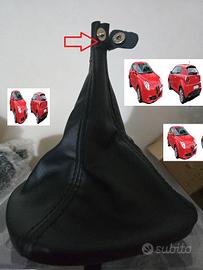 CUFFIA LEVA CAMBIO + GHIERA X ALFA ROMEO MITO NERA