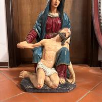 Statua Religiosa Cristo con Maria del “900