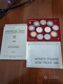 Serie divisionale 1985 in Fondo Specchio. 