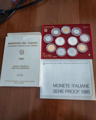 Serie divisionale 1985 in Fondo Specchio. 