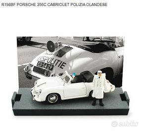 MODELLO PORSCHE 356 + FIGURINO POLIZIA OLANDESE