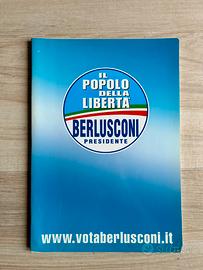 Quaderno a righe Silvio Berlusconi presidente